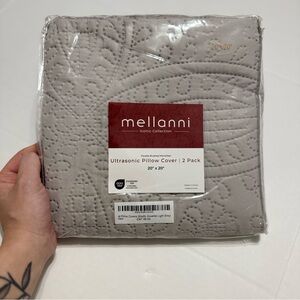 Light Gray Ultrasonic Pillow Cover Set